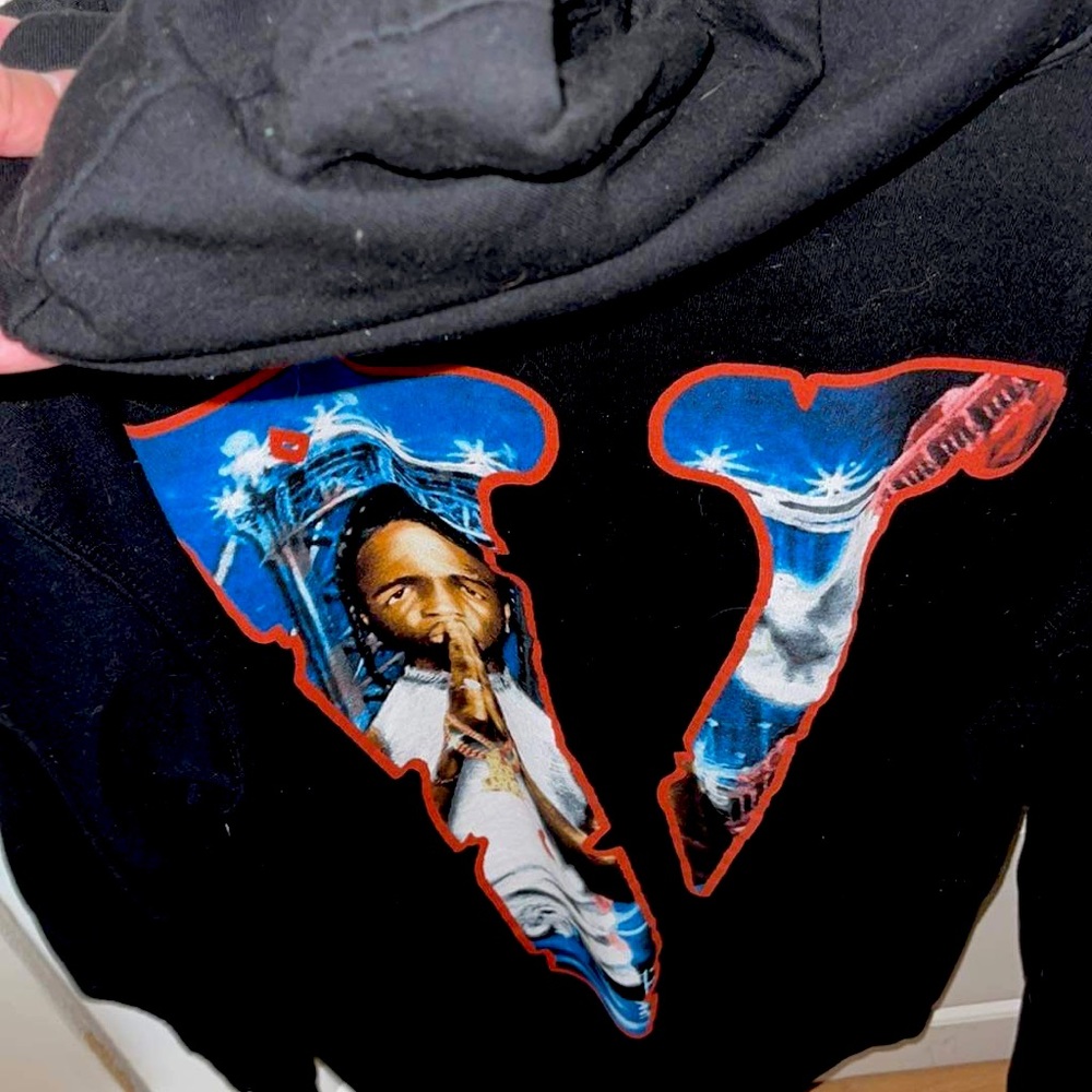 Pop smoke x vlone hoodie